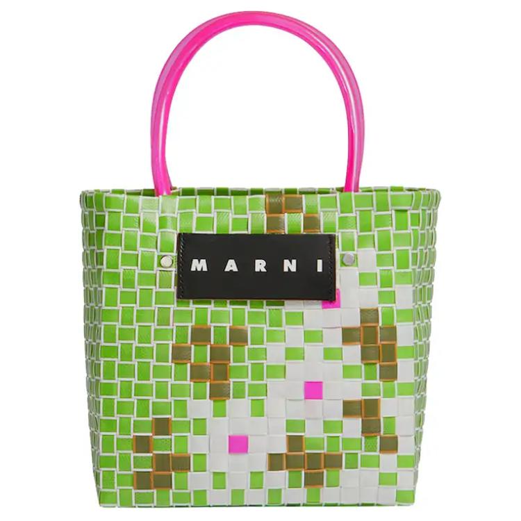 MARNI Полипропиленовая сумка-шоппер, мини-сумка женская зеленая
MARNI Полипропиленовая сумка-шоппер, мини-сумка женская зеленая