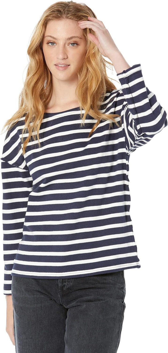 Футболка Madewell Luxe Long Sleeve Tee in Falon Stripe, цвет Juniper Berry
Футболка Madewell Luxe Long Sleeve Tee in Falon Stripe, цвет Juniper Berry