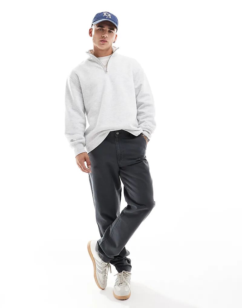 Рабочая одежда свободного кроя холщовые брюки-чинос серого цвета Lee
Рабочая одежда свободного кроя холщовые брюки-чинос серого цвета Lee