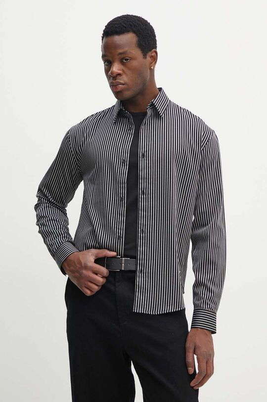 Хлопковая рубашка Armani Exchange, черный
Хлопковая рубашка Armani Exchange, черный