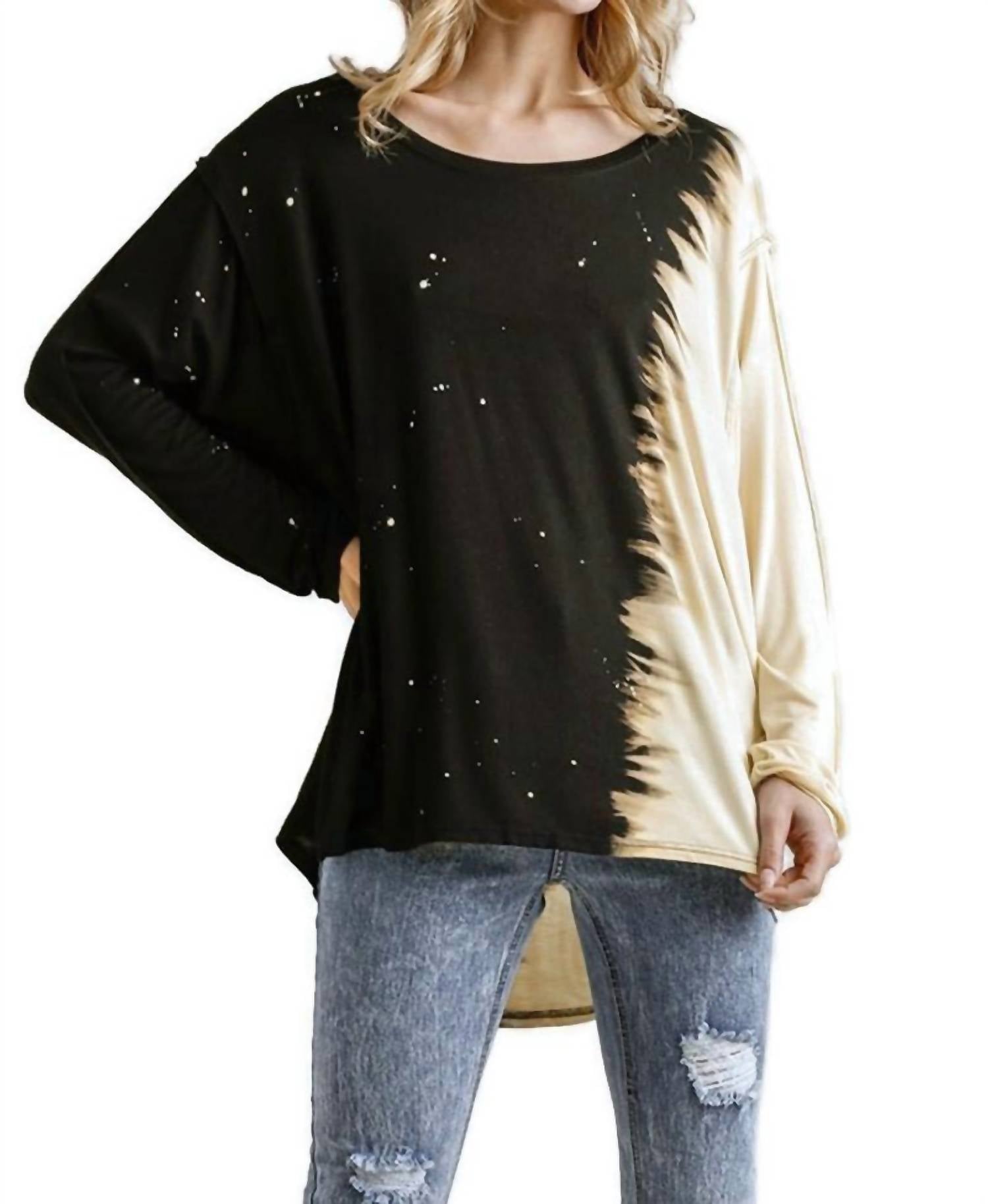 Черный топ с контрастной кромкой Umgee
Черный топ с контрастной кромкой Umgee