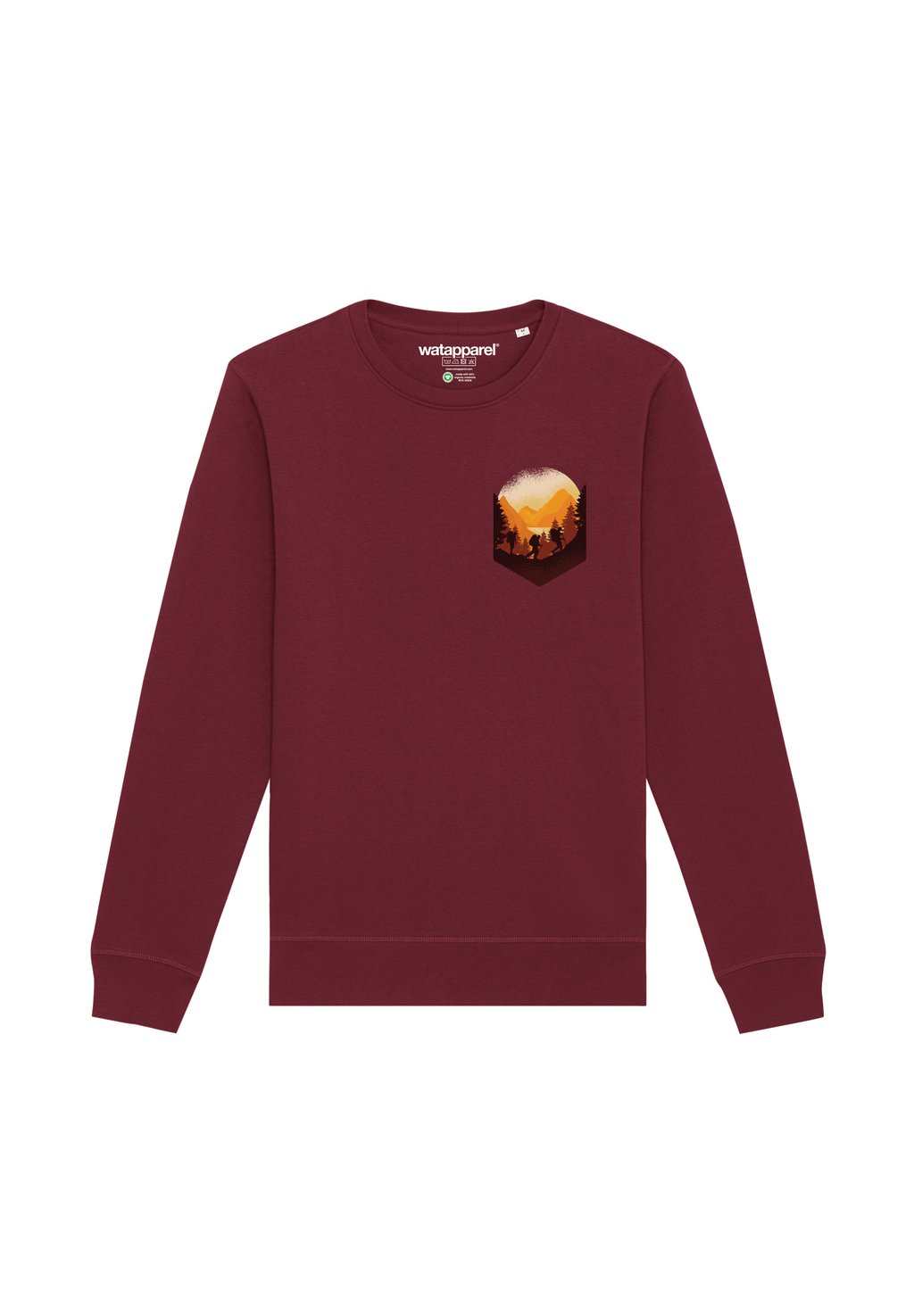 Толстовка watapparel, темно-красный
Толстовка watapparel, темно-красный