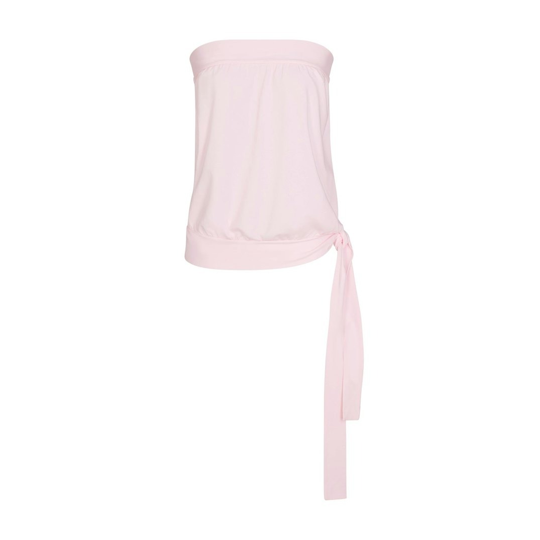 Топ SKIMS Cotton Jersey Tie Side Tube, розовый
Топ SKIMS Cotton Jersey Tie Side Tube, розовый
