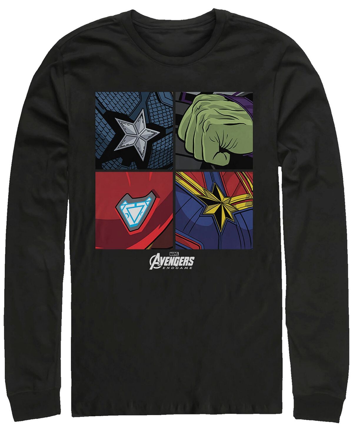 Логотипы marvel men's avengers endgame box up hero с логотипами героев, футболка с длинным рукавом Fifth Sun, черный
Логотипы marvel men's avengers endgame box up hero с логотипами героев, футболка с длинным рукавом Fifth Sun, черный