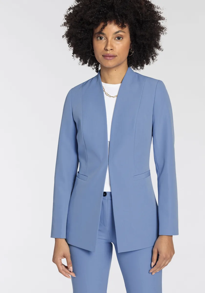 Длинный пиджак Tamaris с застежкой на крючок спереди - НОВАЯ КОЛЛЕКЦИЯ, голубой
Длинный пиджак Tamaris с застежкой на крючок спереди - НОВАЯ КОЛЛЕКЦИЯ, голубой