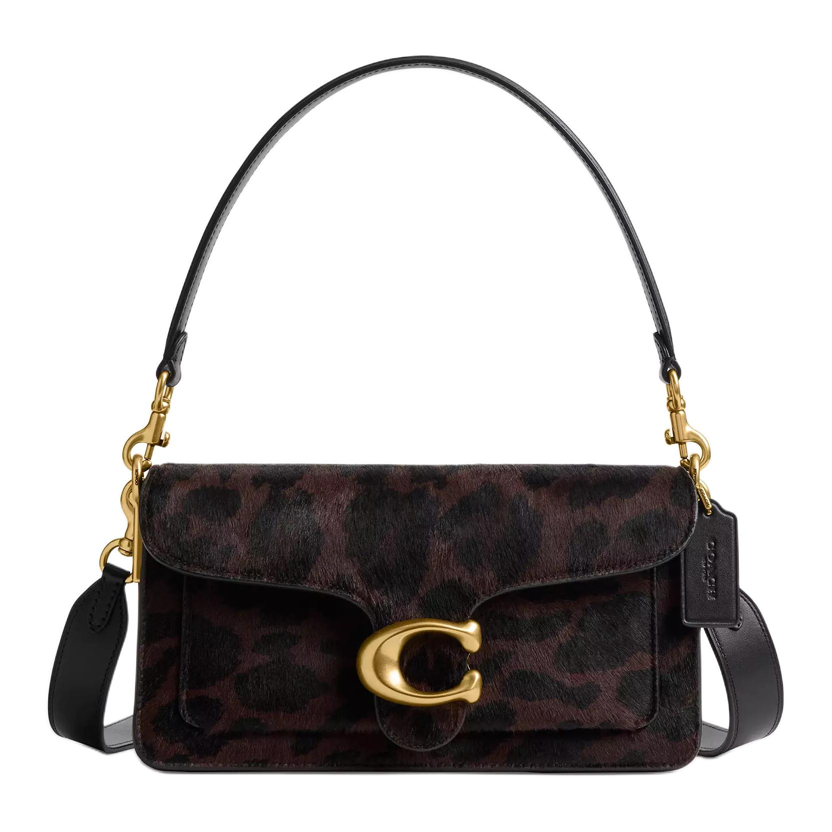 COACH Сумка через плечо из телячьей кожи среднего размера для женщин с тёмным леопардовым принтом
COACH Сумка через плечо из телячьей кожи среднего размера для женщин с тёмным леопардовым принтом