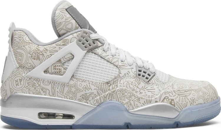Кроссовки Air Jordan 4 Retro Laser, белый, Белый;серый, Кроссовки Air Jordan 4 Retro Laser, белый
Кроссовки Air Jordan 4 Retro Laser, белый, Белый;серый, Кроссовки Air Jordan 4 Retro Laser, белый