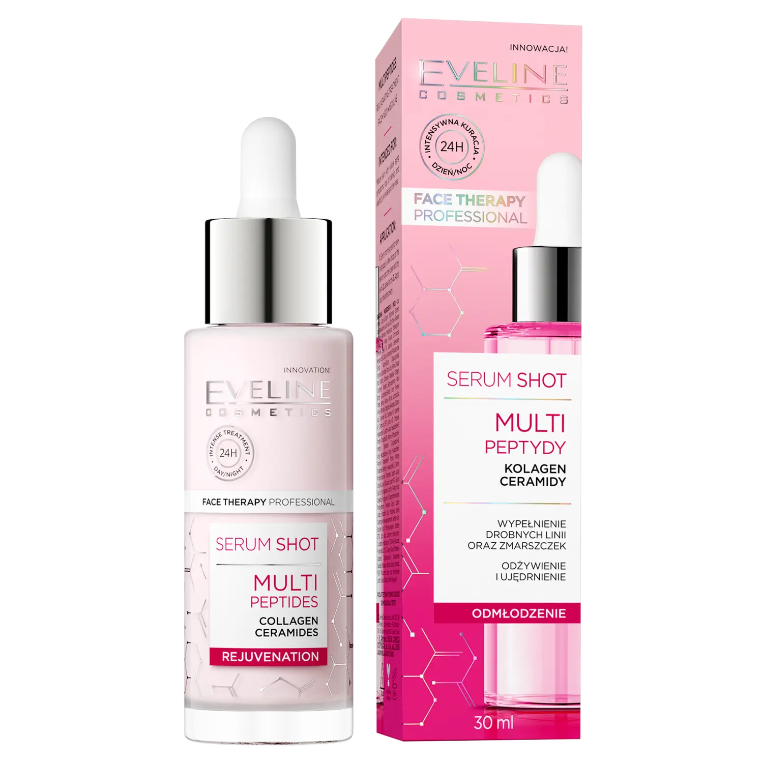 Eveline Cosmetics Shot мультипептидная сыворотка для лица, 30 мл
Eveline Cosmetics Shot мультипептидная сыворотка для лица, 30 мл