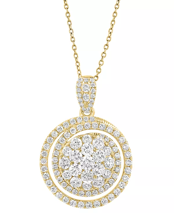 Ожерелье с подвеской Effy из 18-дюймового винного золота с выращенными в лаборатории бриллиантами (2-5/8 карата) Effy Collection, gold
Ожерелье с подвеской Effy из 18-дюймового винного золота с выращенными в лаборатории бриллиантами (2-5/8 карата) Effy Collection, gold