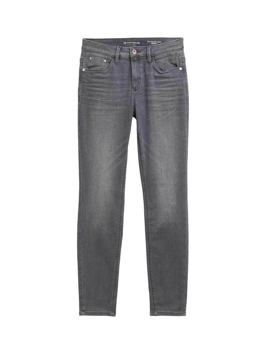 Узкие джинсы TOM TAILOR Alexa, серый деним 
Узкие джинсы TOM TAILOR Alexa, серый деним