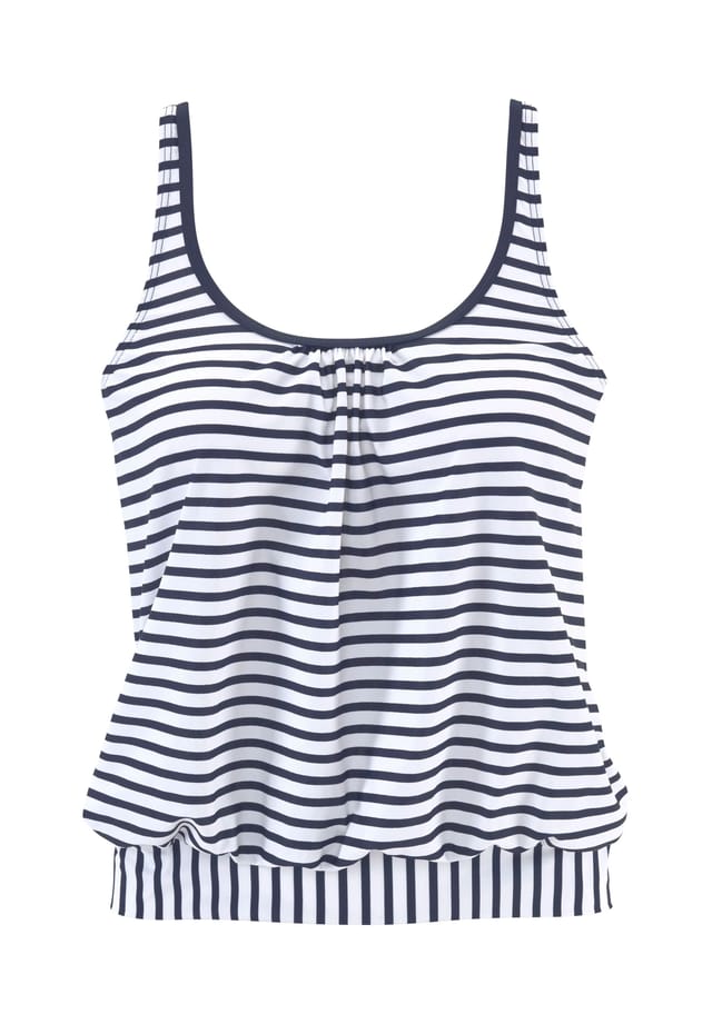 Летний топ танкини с объемной вставкой на лифе Venice Beach, синий
Летний топ танкини с объемной вставкой на лифе Venice Beach, синий