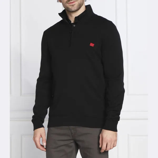 Свитер стандартного кроя San Quintus-C Hugo, черный
Свитер стандартного кроя San Quintus-C Hugo, черный