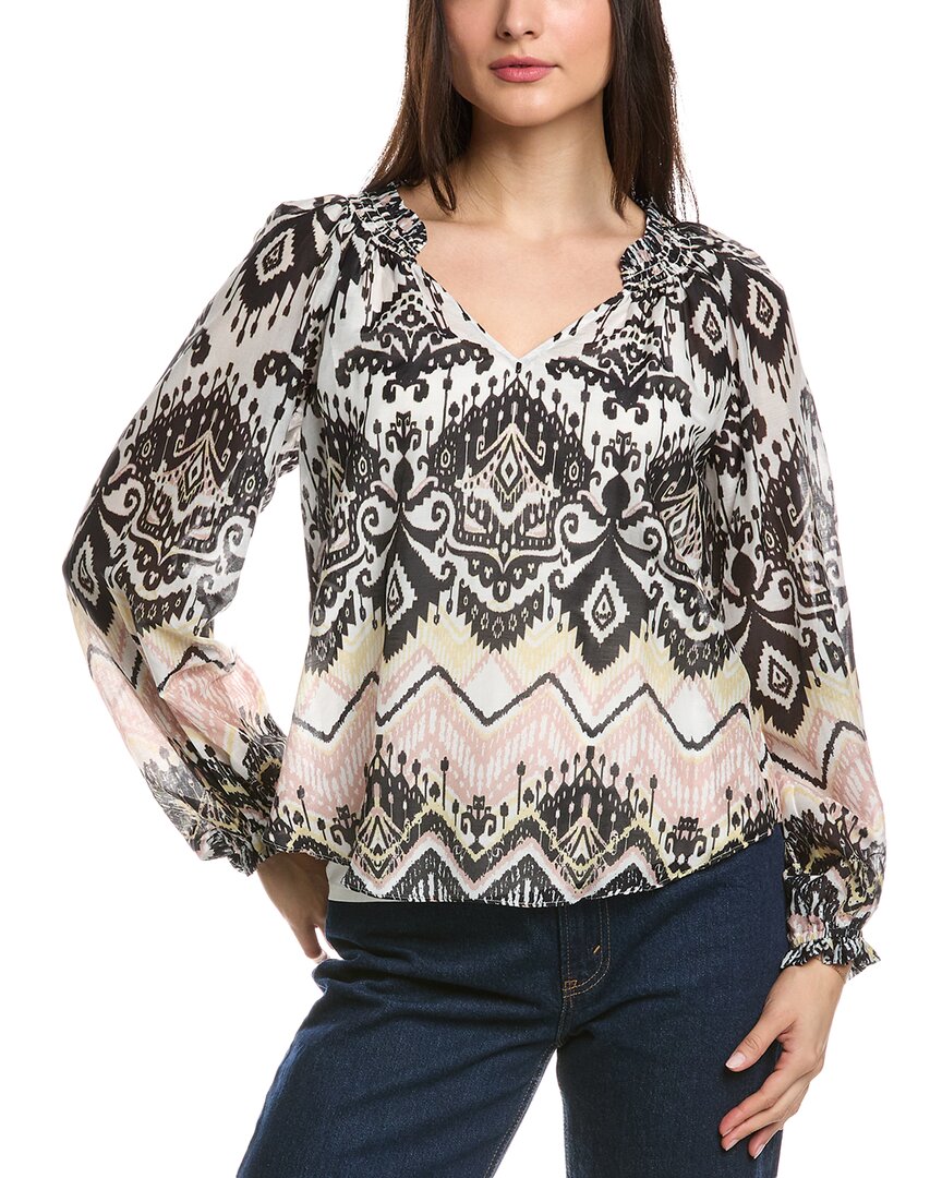 Hale Bob блузка Lilah с эффектом размытого шелка, мультиколор
Hale Bob блузка Lilah с эффектом размытого шелка, мультиколор