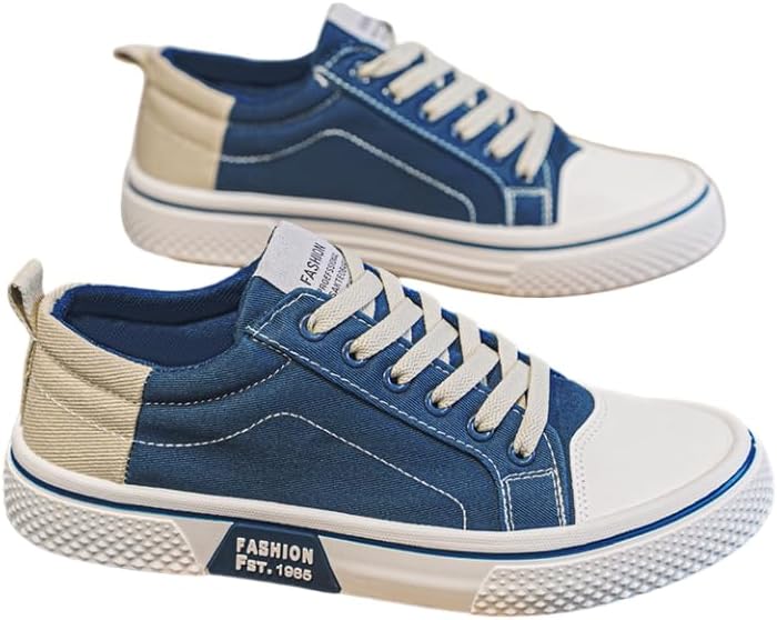 Мужские дышащие кеды Hhhchpm из канвы, повседневные низкие, подходят для улицы или вождения, всесезонные шнурованные кроссовки для скейтборда, синий
Мужские дышащие кеды Hhhchpm из канвы, повседневные низкие, подходят для улицы или вождения, всесезонные шнурованные кроссовки для скейтборда, синий