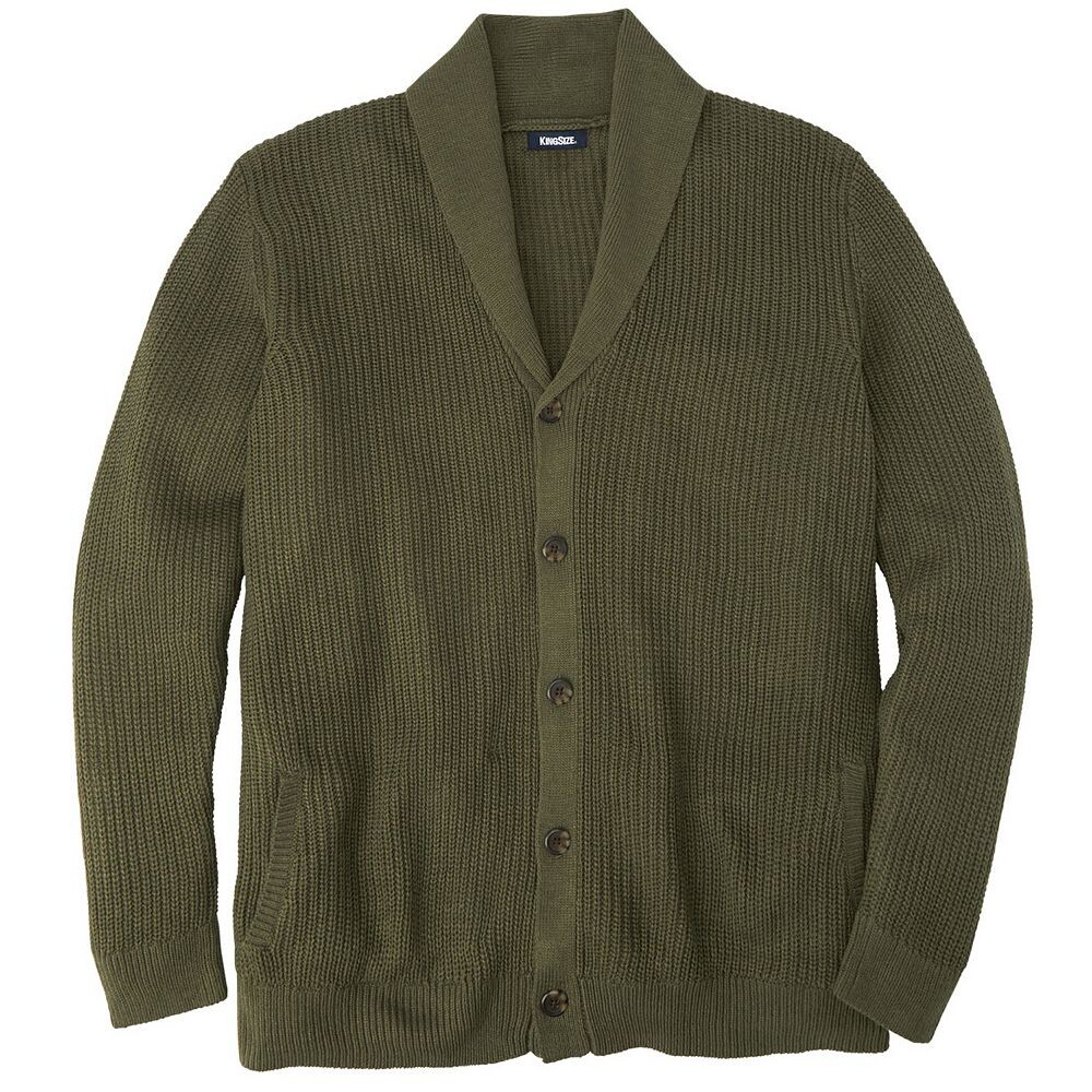 Мужской кардиган большой и высокой вязки Kingsize с шалевым воротником и свитером KingSize, цвет Olive
Мужской кардиган большой и высокой вязки Kingsize с шалевым воротником и свитером KingSize, цвет Olive