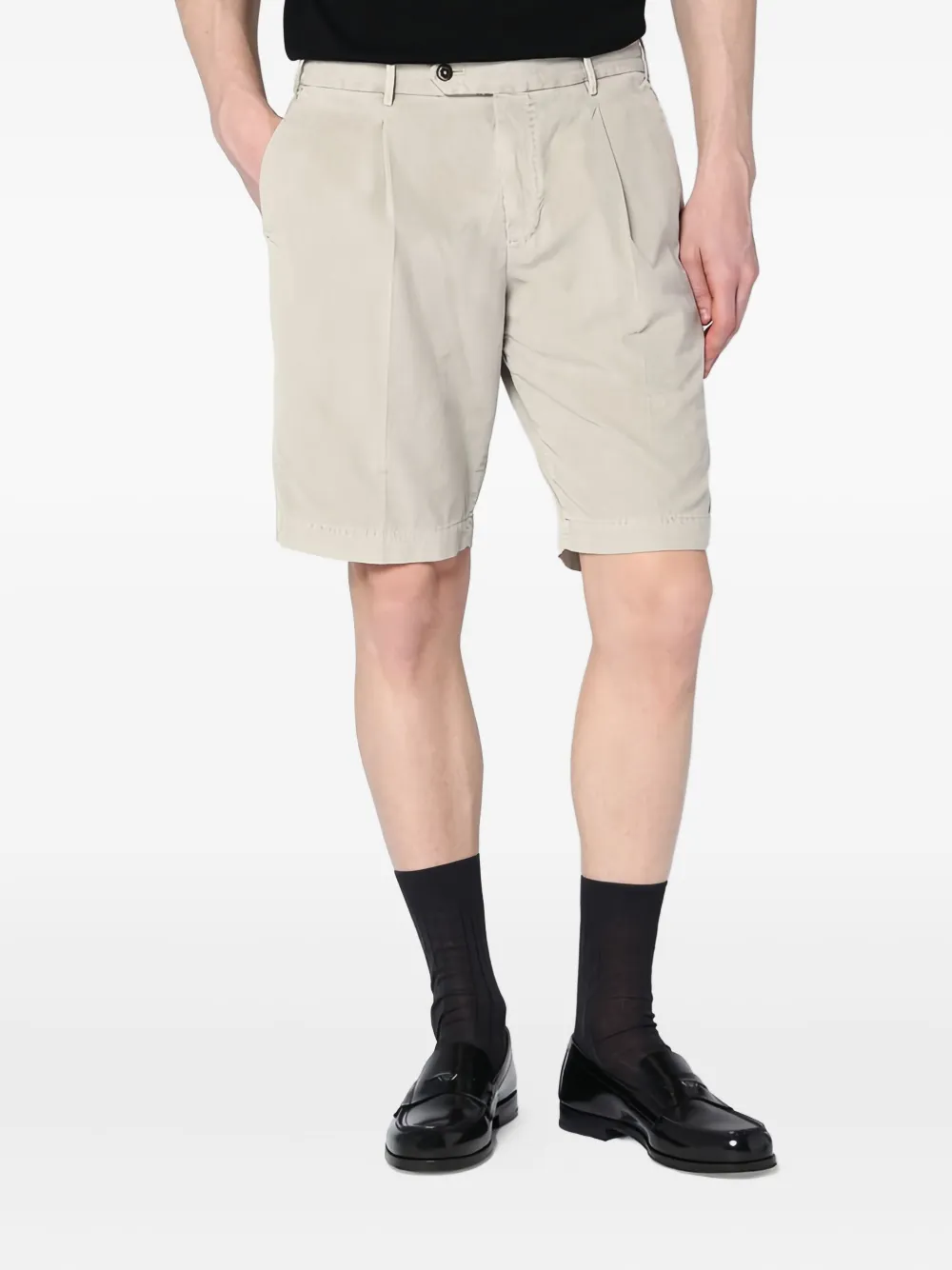 Шорты-бермуды со складками PT Torino, нейтральный
Шорты-бермуды со складками PT Torino, нейтральный