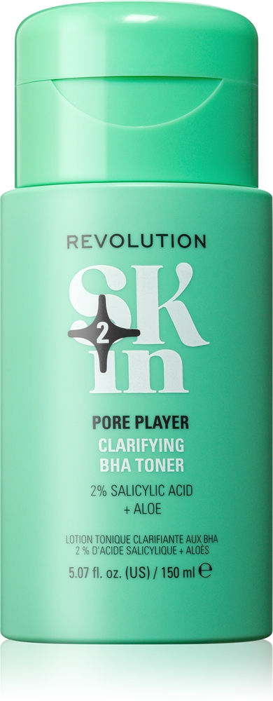 Clearly Clear 2% салициловая кислота и алоэ осветляющий тоник BHA, регулирующий выработку кожного сала и сужающий поры Revolution Skincare, 150 мл
Clearly Clear 2% салициловая кислота и алоэ осветляющий тоник BHA, регулирующий выработку кожного сала и сужающий поры Revolution Skincare, 150 мл