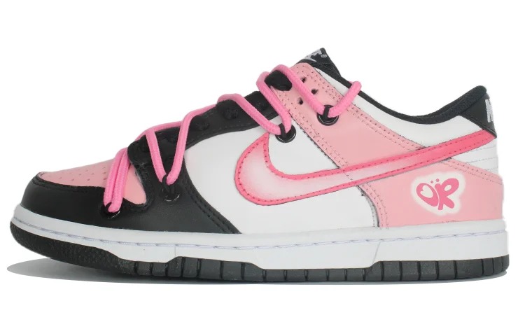 Кастомизированные кроссовки Nike Dunk Skateboard Men Low-Top, белый/черный/розовый
Кастомизированные кроссовки Nike Dunk Skateboard Men Low-Top, белый/черный/розовый