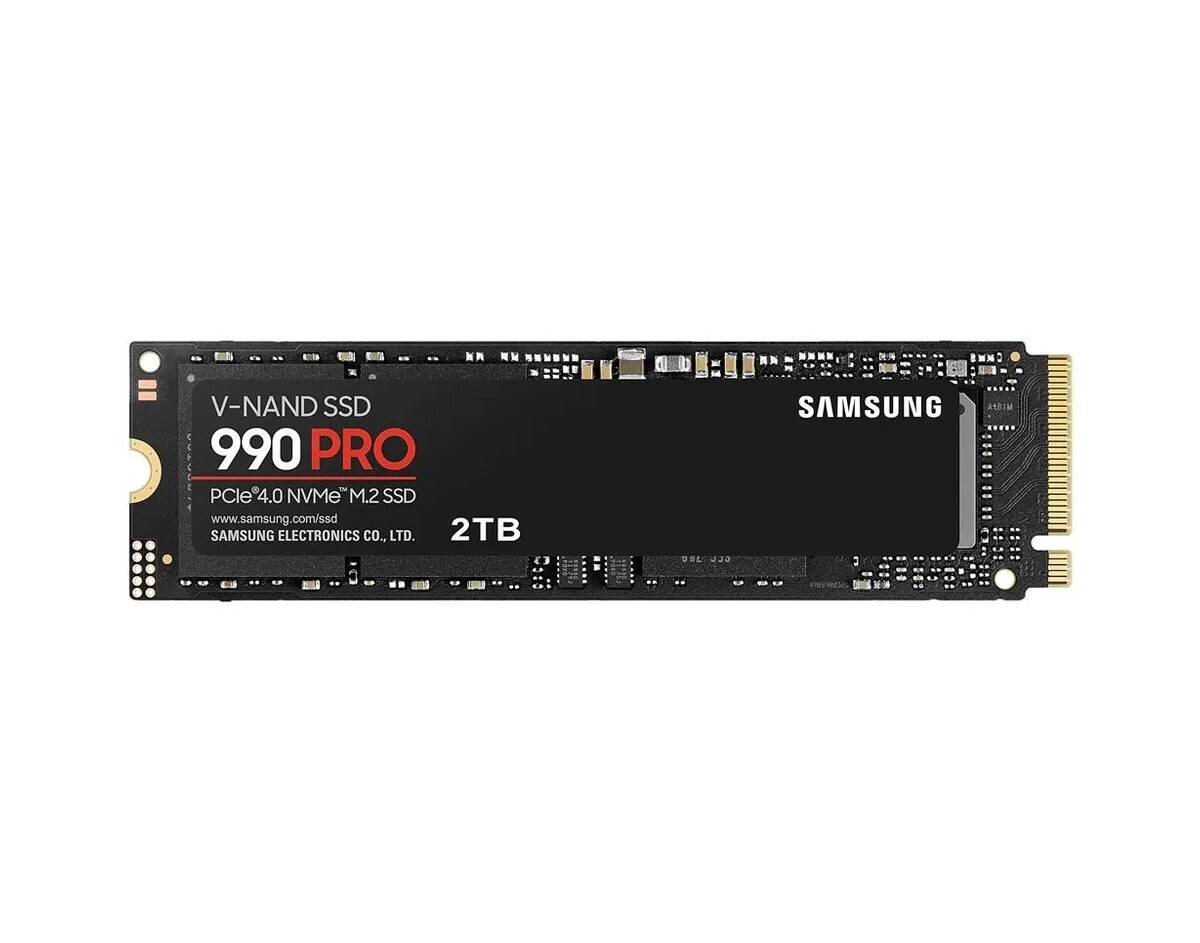 Твердотельный накопитель Samsung 990 PRO, MZ-V9P2T0BW, 2Tб, M.2 NVMe