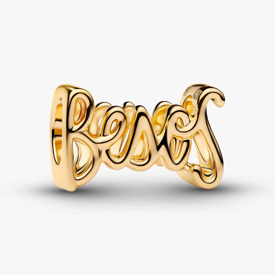 Шарм Pandora Besos Script, золото
Шарм Pandora Besos Script, золото