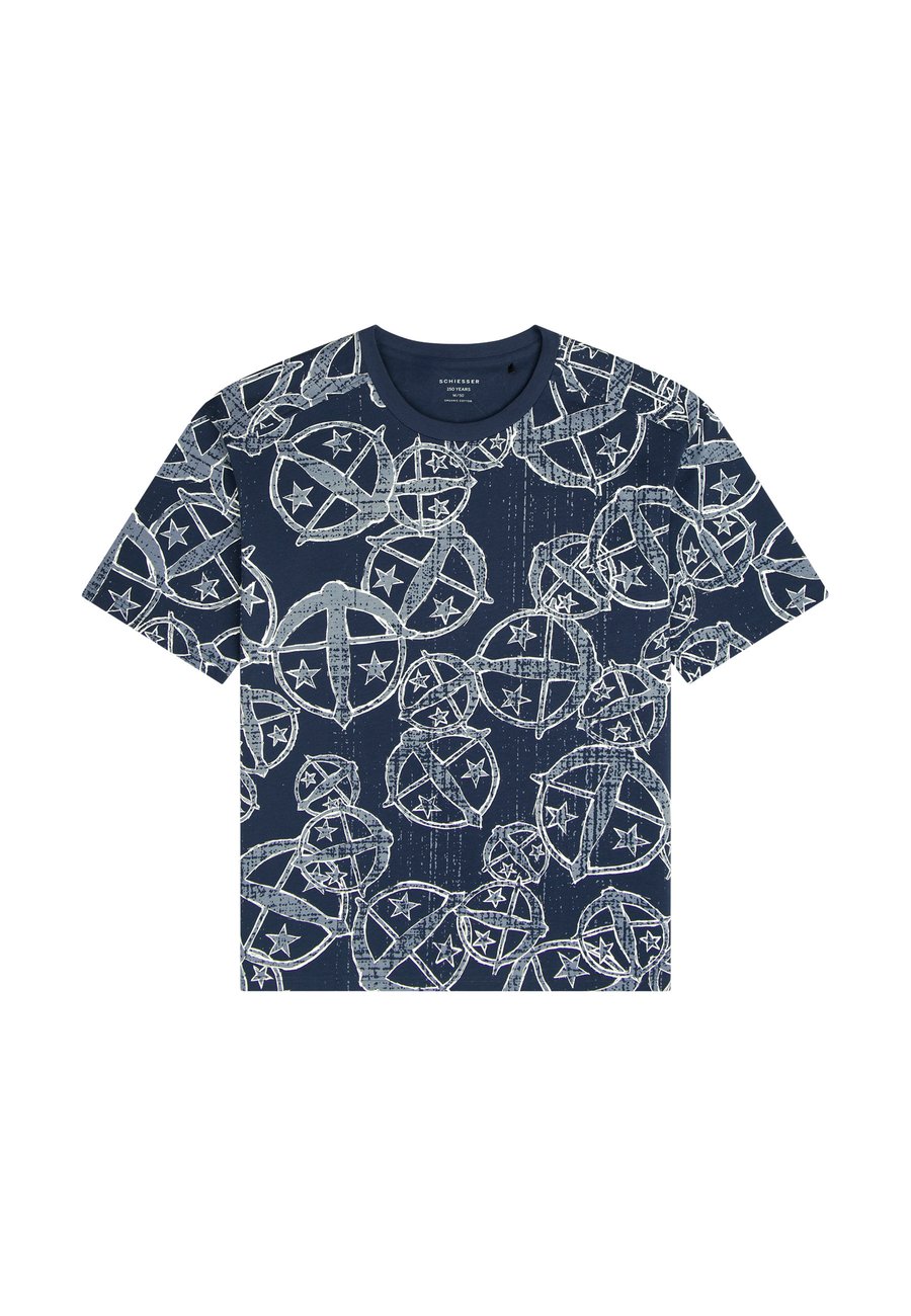 Футболка Schiesser Print T-shirt, Multicorol/Dark Blue, Синий, Футболка Schiesser Print T-shirt, Multicorol/Dark Blue
Футболка Schiesser Print T-shirt, Multicorol/Dark Blue, Синий, Футболка Schiesser Print T-shirt, Multicorol/Dark Blue