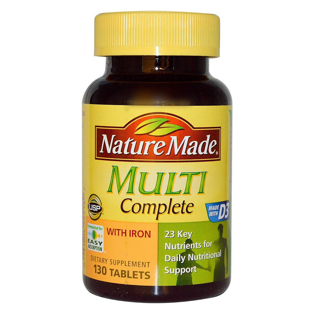 Мультивитамины Nature Made (130 таблеток, 6 баночек)
Мультивитамины Nature Made (130 таблеток, 6 баночек)