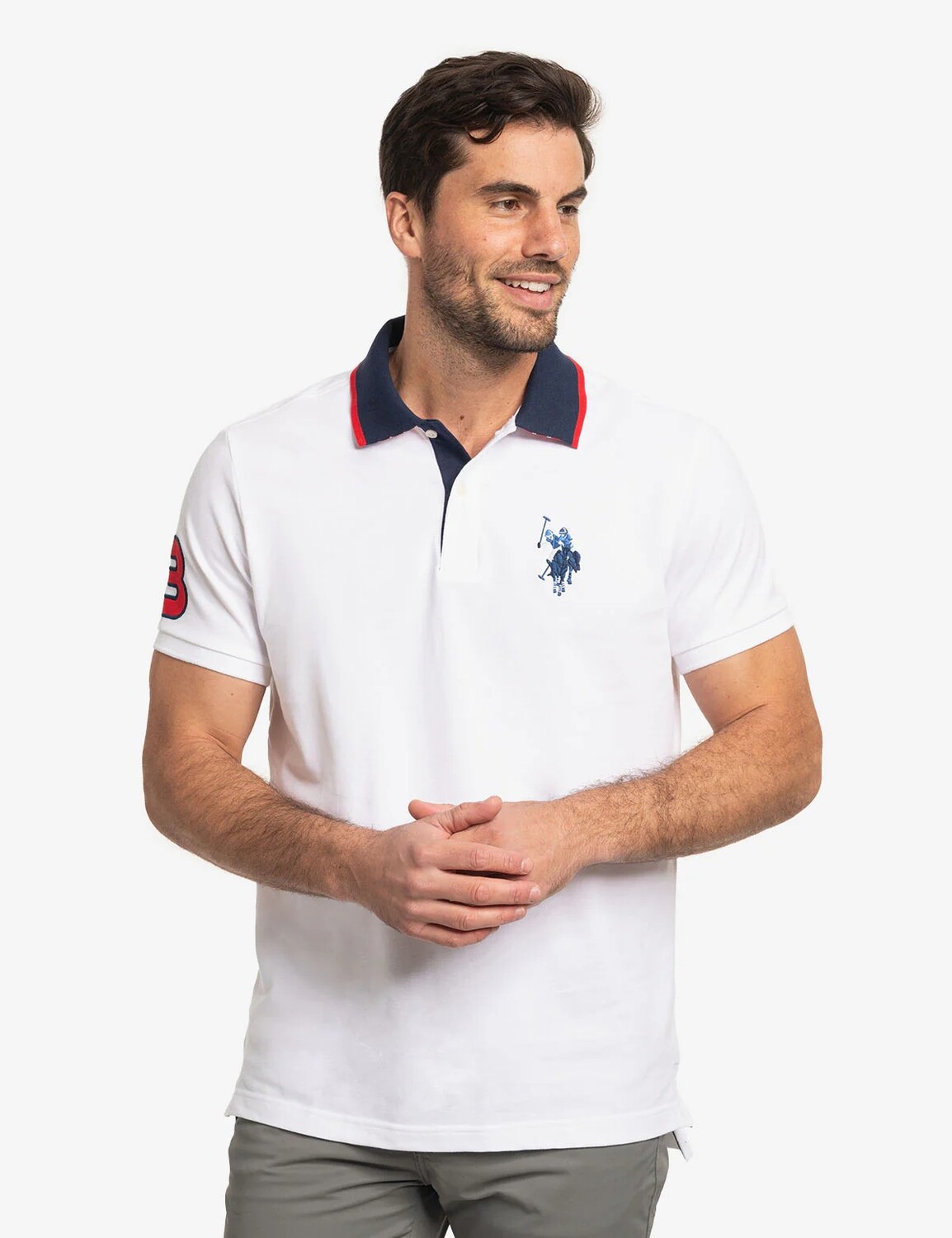 Футболка поло U.S. Polo Assn. Slim Fit Big Logo Multi-tonal, белый
Футболка поло U.S. Polo Assn. Slim Fit Big Logo Multi-tonal, белый