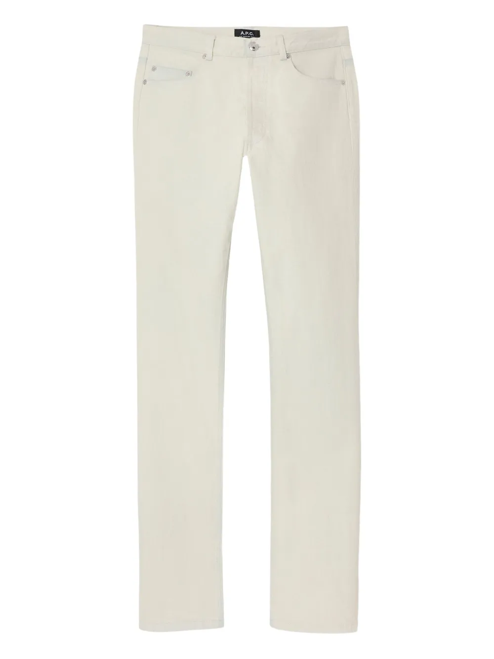 Джинсы из вареного денима A.P.C., бежевый
Джинсы из вареного денима A.P.C., бежевый