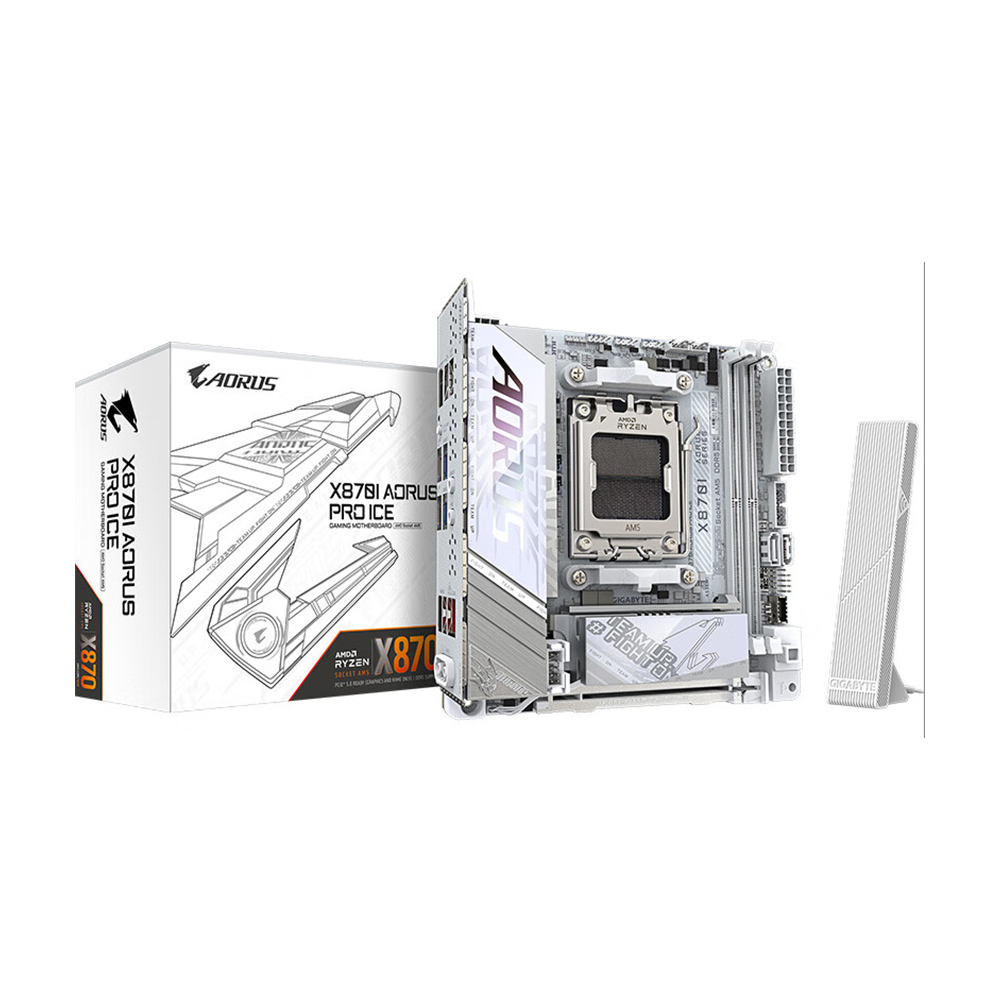 Материнская плата Gigabyte X870I AORUS PRO ICE, AM5, DDR5, Wi-Fi
Материнская плата Gigabyte X870I AORUS PRO ICE, AM5, DDR5, Wi-Fi
