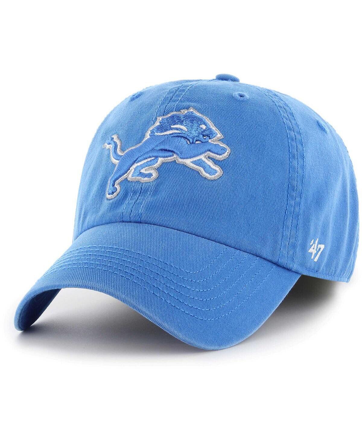 Мужская синяя регулируемая кепка с логотипом Detroit Lions Franchise '47 Brand
Мужская синяя регулируемая кепка с логотипом Detroit Lions Franchise '47 Brand