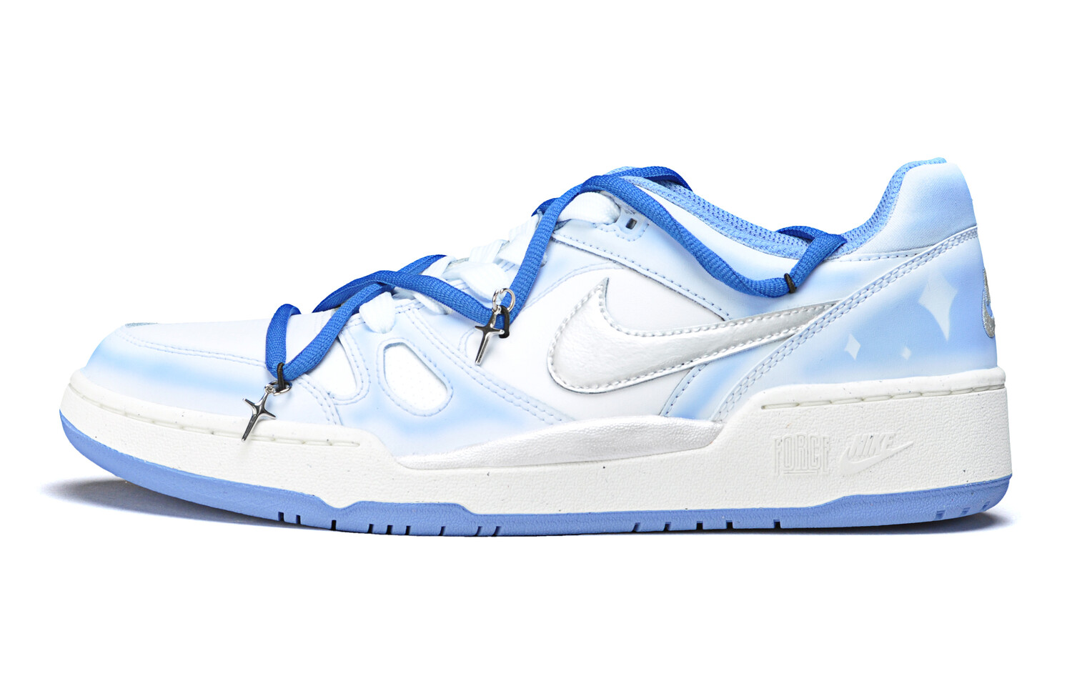 Кроссовки Nike Full Force Skateboarding Shoes Men Low-top White/blue, синий
Кроссовки Nike Full Force Skateboarding Shoes Men Low-top White/blue, синий