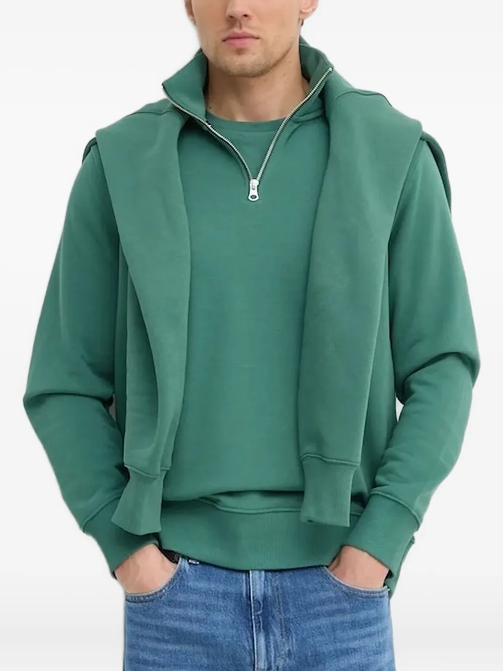 Толстовка с воротником на молнии Gant, зеленый
Толстовка с воротником на молнии Gant, зеленый