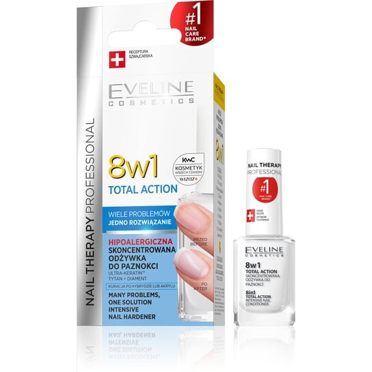 Концентрированный кондиционер для ногтей, 12 мл Eveline Cosmetics, 8in1 Total Action Nail Therapy Sensitive
Концентрированный кондиционер для ногтей, 12 мл Eveline Cosmetics, 8in1 Total Action Nail Therapy Sensitive