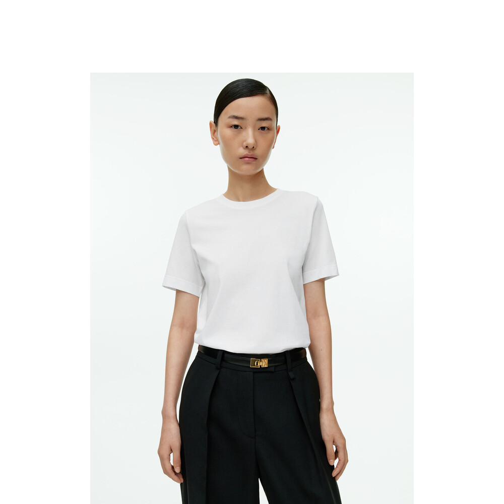 Женская повседневная футболка Arket из чистого хлопка с круглым вырезом, белый
Женская повседневная футболка Arket из чистого хлопка с круглым вырезом, белый