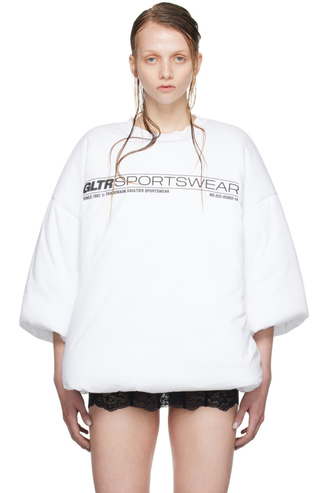 Футболка Shayne Oliver Edition Jean Paul Gaultier, белый 
Футболка Shayne Oliver Edition Jean Paul Gaultier, белый