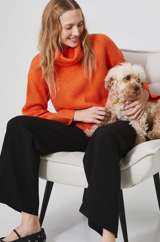 Свитер с добавлением шерсти Medicine, оранжевый 
Свитер с добавлением шерсти Medicine, оранжевый