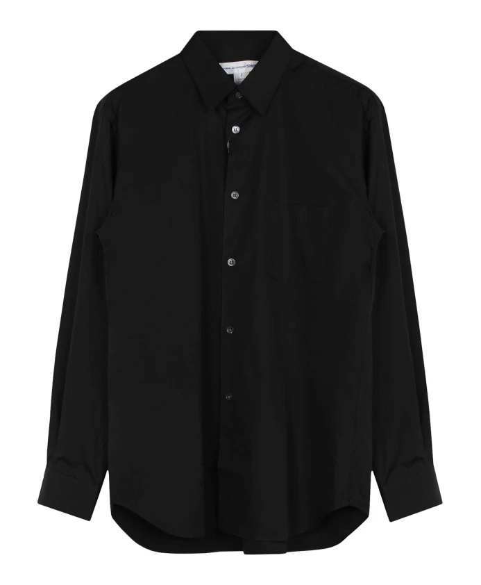 Черная хлопковая рубашка с длинными рукавами Comme Des Garã§Ons, черный
Черная хлопковая рубашка с длинными рукавами Comme Des Garã§Ons, черный