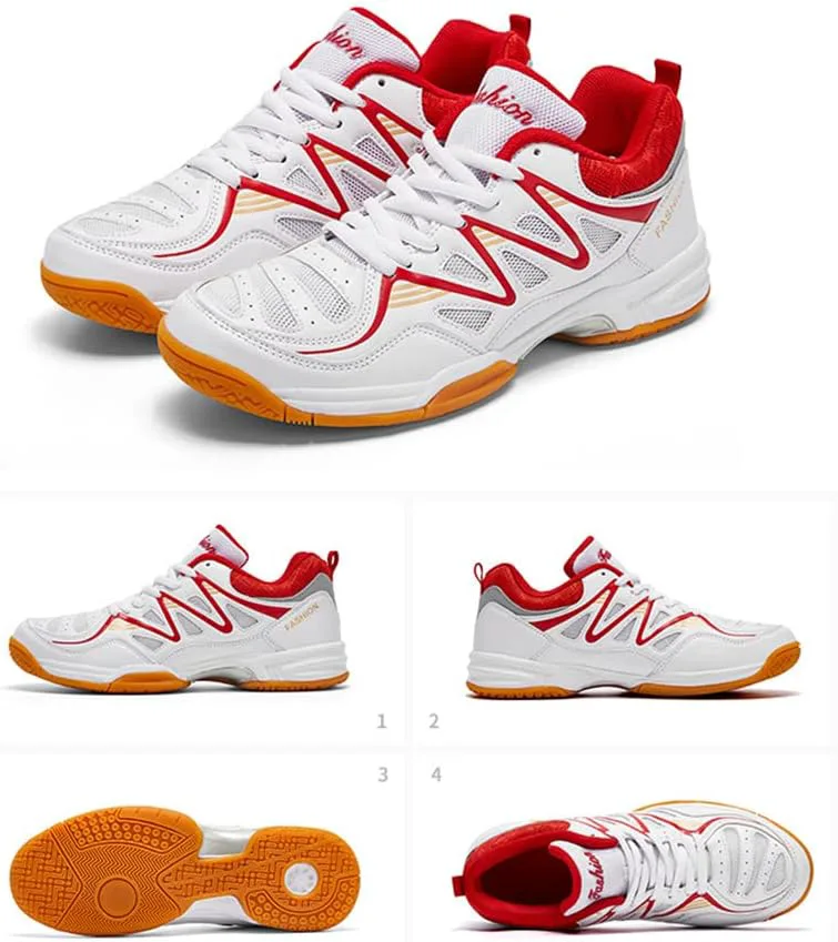 Легкие мужские кроссовки CHUUMEE, модная спортивная обувь для игры в пеклбол, бадминтон, настольный теннис и волейбол, белый/красный
Легкие мужские кроссовки CHUUMEE, модная спортивная обувь для игры в пеклбол, бадминтон, настольный теннис и волейбол, белый/красный