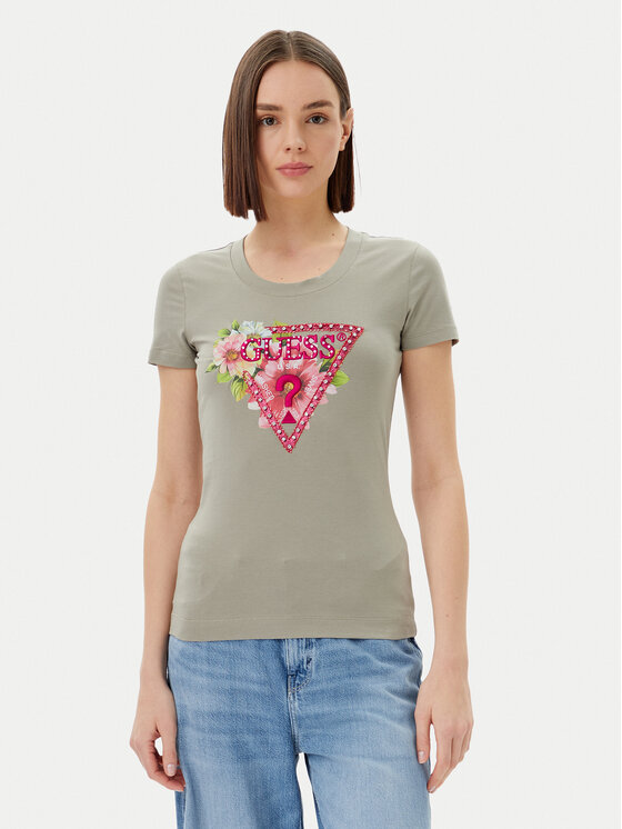 Облегающая футболка W5GI10 J1314 Guess, зеленый
Облегающая футболка W5GI10 J1314 Guess, зеленый