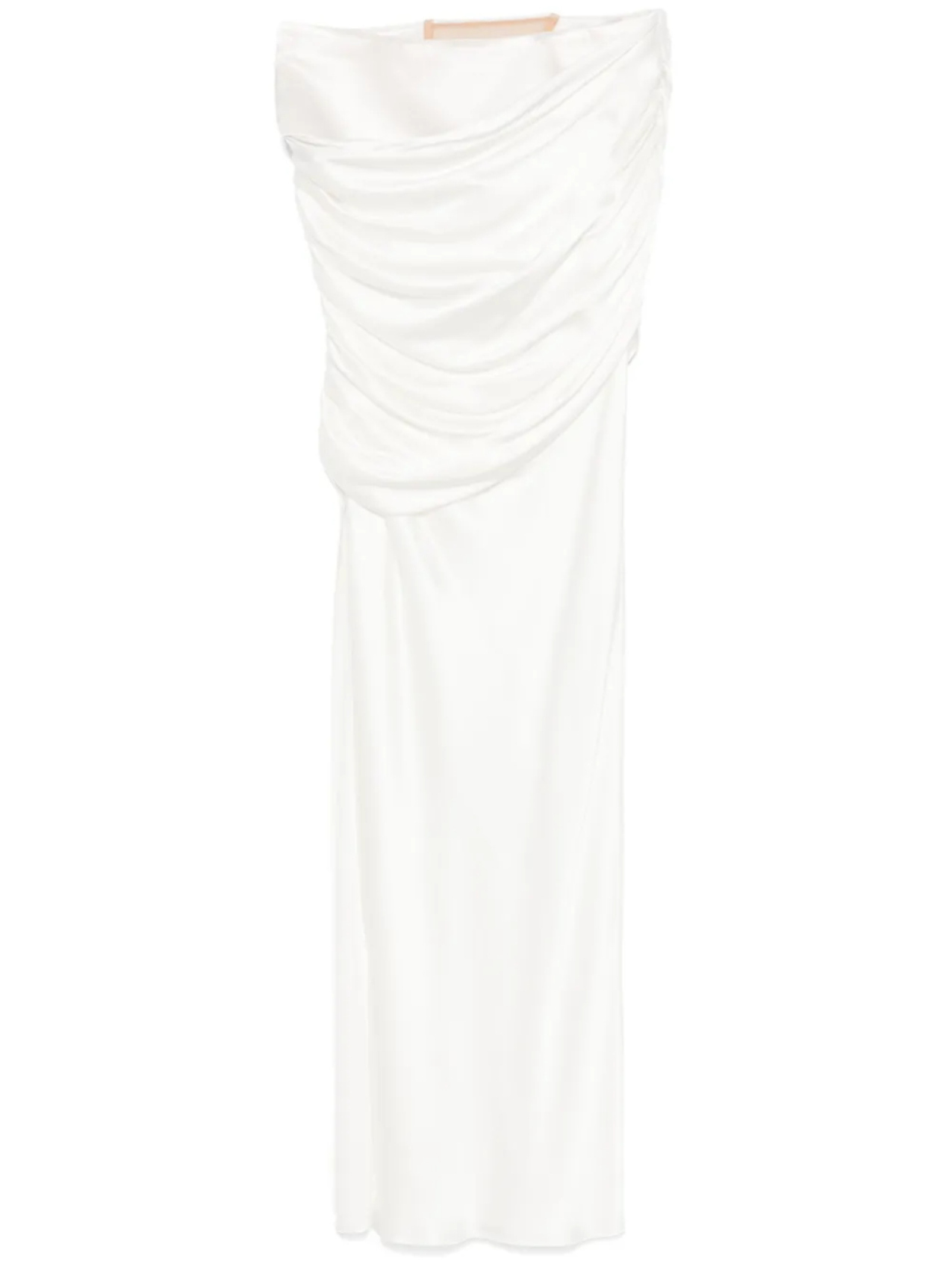 Giuseppe Di Morabito шелковая юбка макси с драпировкой, белый
Giuseppe Di Morabito шелковая юбка макси с драпировкой, белый