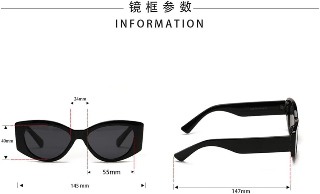 Солнцезащитные очки в форме «кошачий глаз» для женщин, защита от УФ-излучения, модные солнцезащитные очки для мужчин, стильные женские солнцезащитные очки SZVVBKK, Black Gray
Солнцезащитные очки в форме «кошачий глаз» для женщин, защита от УФ-излучения, модные солнцезащитные очки для мужчин, стильные женские солнцезащитные очки SZVVBKK, Black Gray