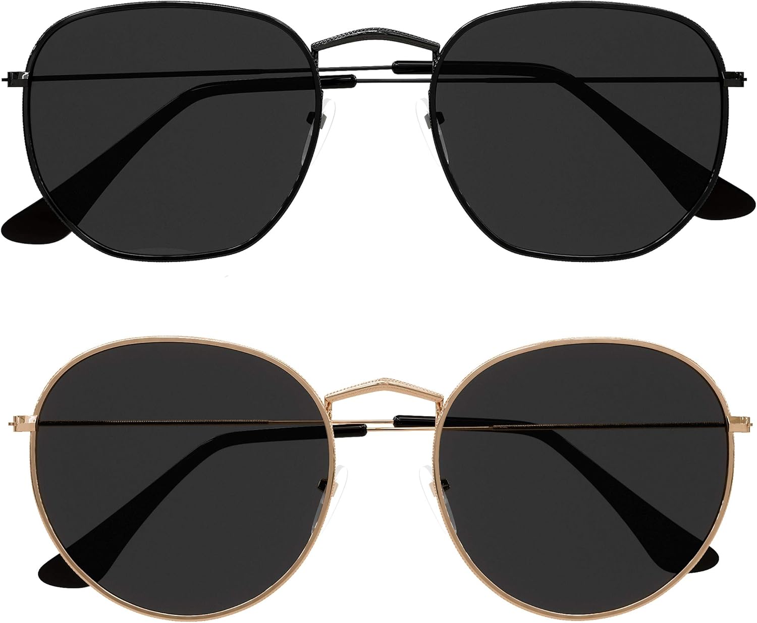 Солнцезащитные очки Tantino маленькие круглые для женщин и мужчин, геометрический восьмиугольный, плоский металлический шестиугольный, квадратный, ретро-стиль, защита UV400, Gold Round + Black Polygon
Солнцезащитные очки Tantino маленькие круглые для женщин и мужчин, геометрический восьмиугольный, плоский металлический шестиугольный, квадратный, ретро-стиль, защита UV400, Gold Round + Black Polygon