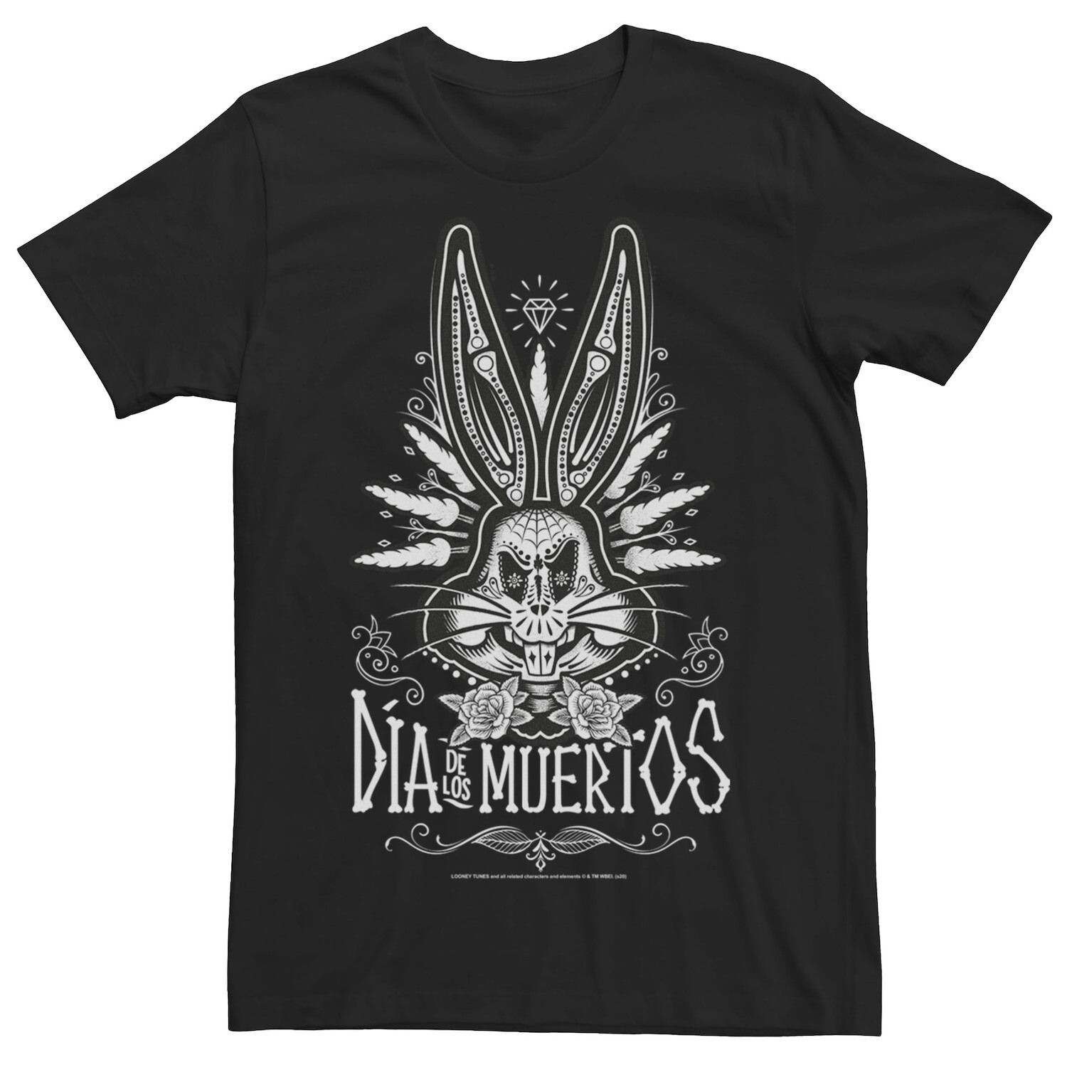 Мужская футболка Dia De Los Muertos Looney Tunes с большим лицом Bugs Bunny Licensed Character
Мужская футболка Dia De Los Muertos Looney Tunes с большим лицом Bugs Bunny Licensed Character