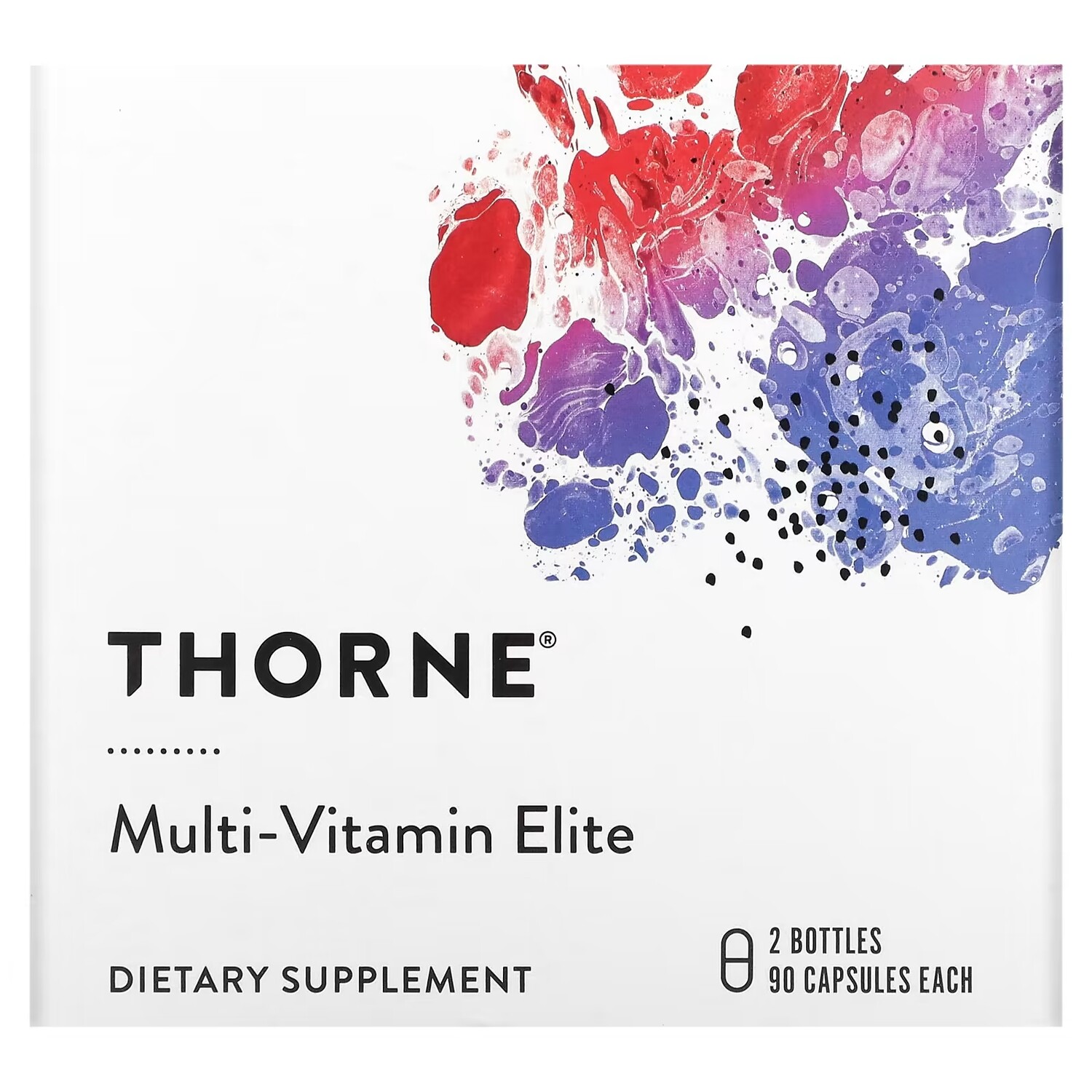 Thorne Research Multi-Vitamin Elite мультивитамины для приема утром и вечером, 180 капсул