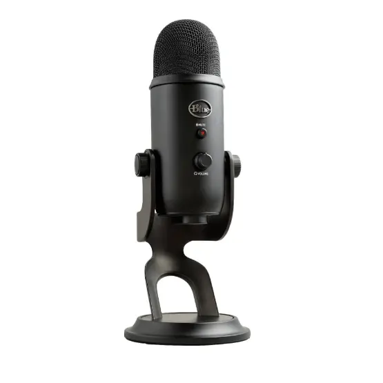 Микрофон BLUE Yeti Blackout, черный Logitech 988-000229
Микрофон BLUE Yeti Blackout, черный Logitech 988-000229