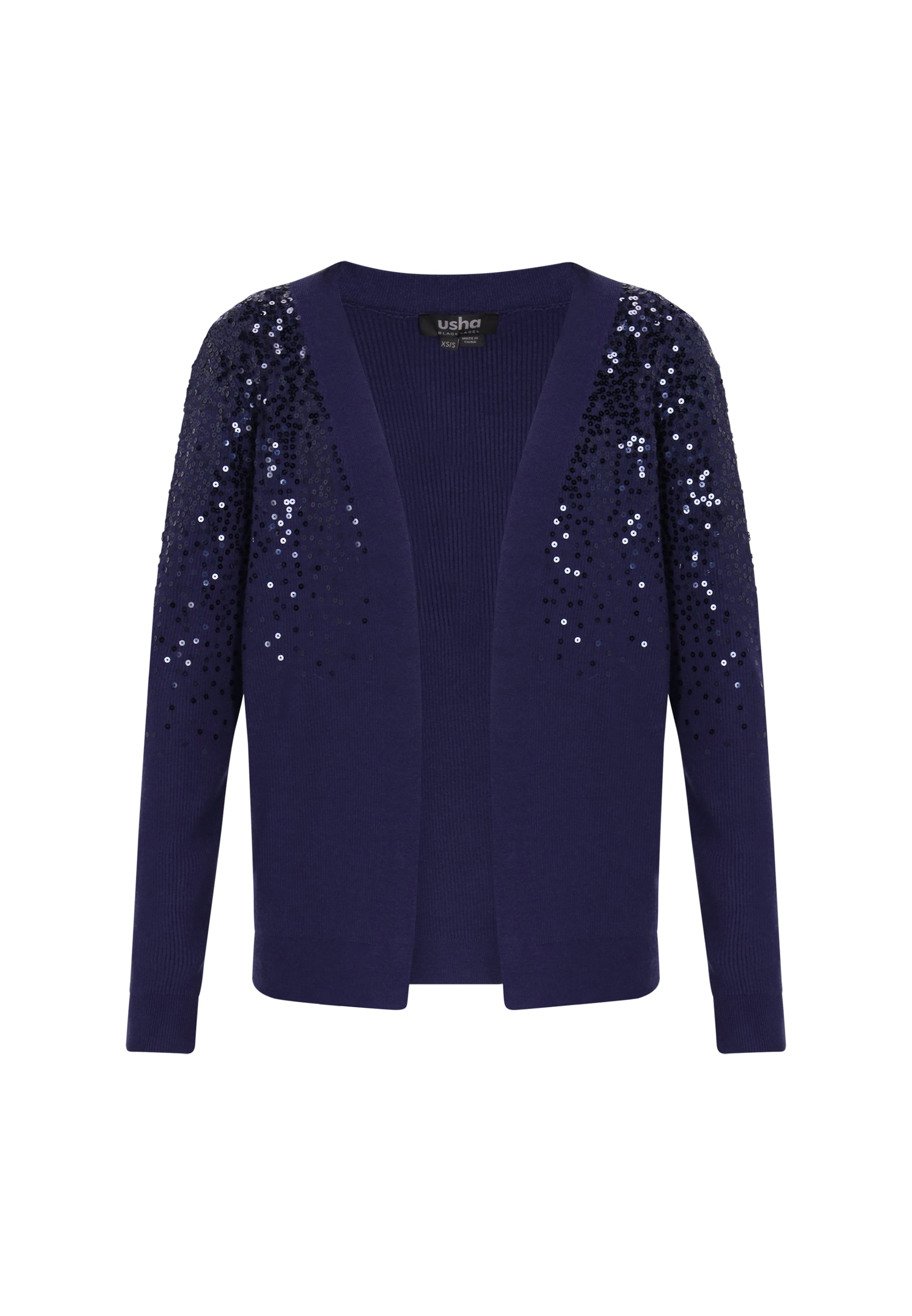 Usha BLACK LABEL Вязаный кардиган в цвете navy
Usha BLACK LABEL Вязаный кардиган в цвете navy