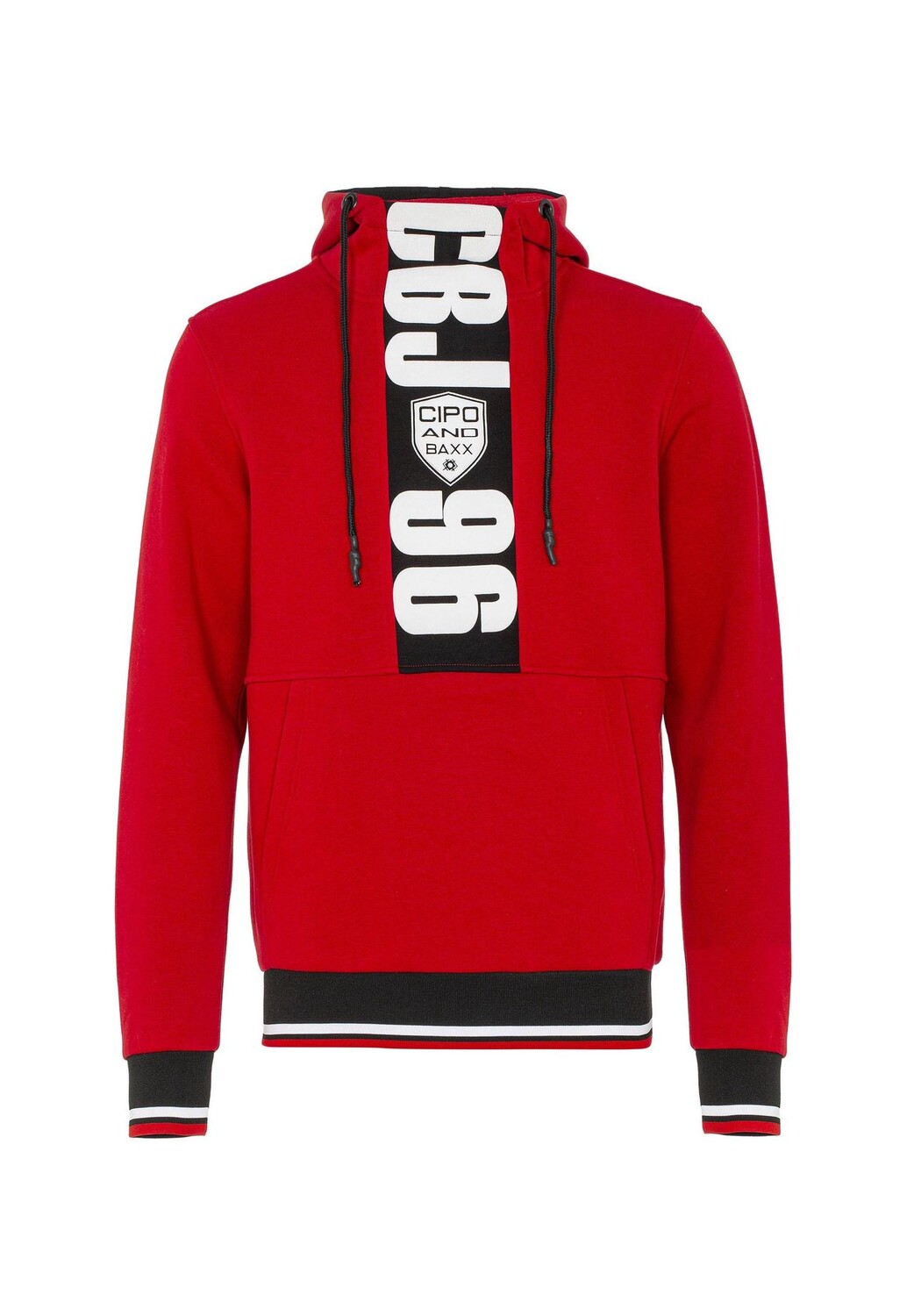 Толстовка с капюшоном и великолепными фирменными принтами CIPO & BAXX, красный
Толстовка с капюшоном и великолепными фирменными принтами CIPO & BAXX, красный