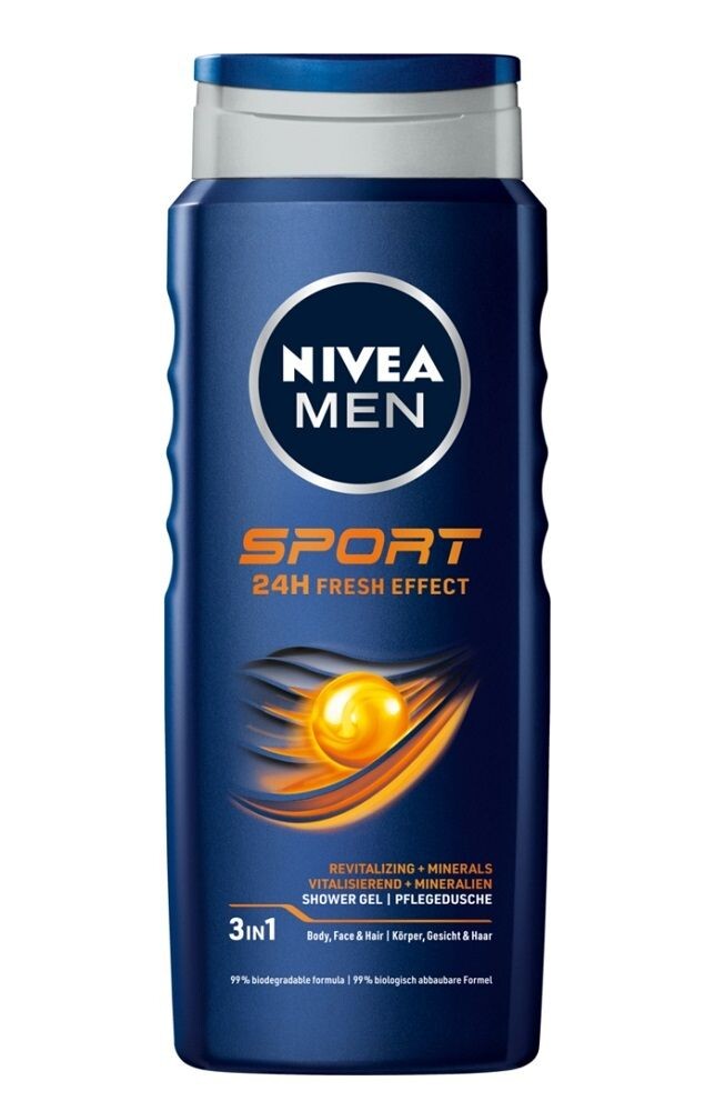 Nivea Men Sport гель для душа, 500 ml
Nivea Men Sport гель для душа, 500 ml