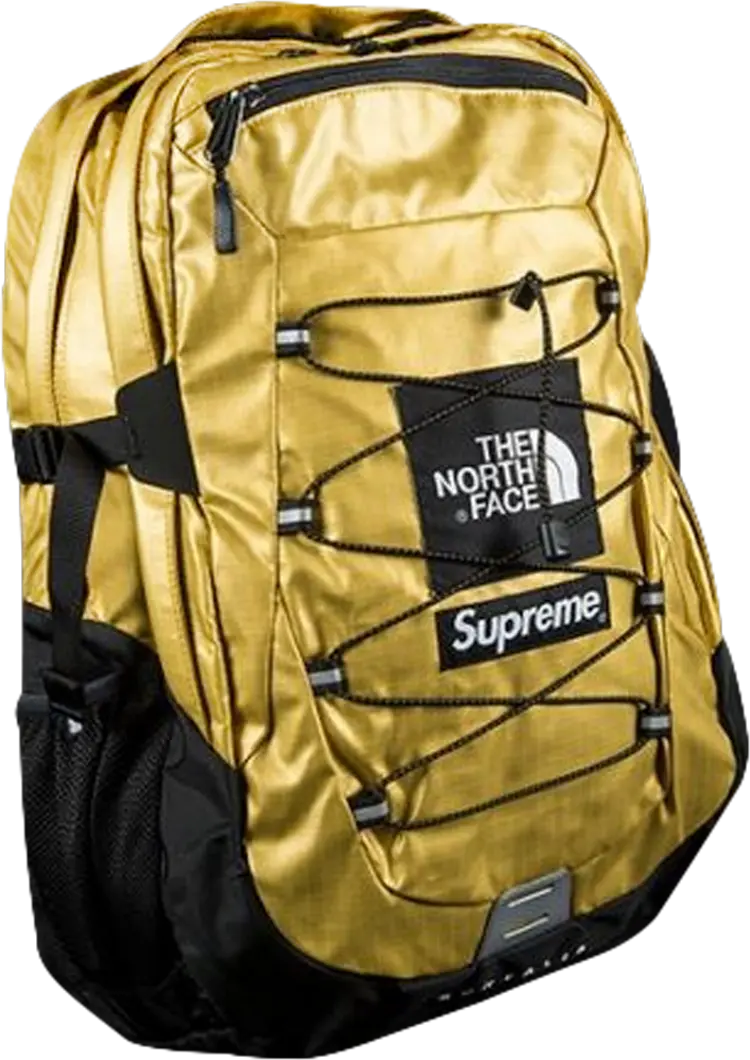 Рюкзак Supreme x The North Face Metallic Borealis Backpack Gold, золотой
Рюкзак Supreme x The North Face Metallic Borealis Backpack Gold, золотой