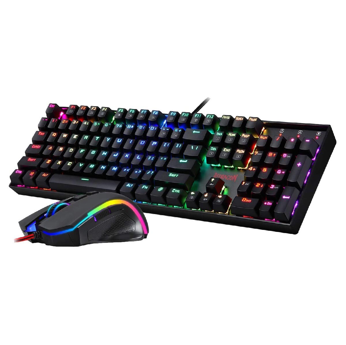 Игровой комплект Redragon K551RGB-BA, черный
Игровой комплект Redragon K551RGB-BA, черный